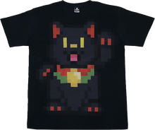 Load image into Gallery viewer, Murakami Lucky Cat Coin Bank T-Shirt Black