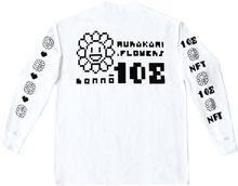 Load image into Gallery viewer, 108 Bonno Murakami.Flowers L/S T-shirt White