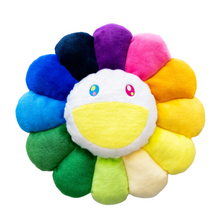 画像をギャラリービューアに読み込む, Flower Cushion Rainbow & White & Yellow