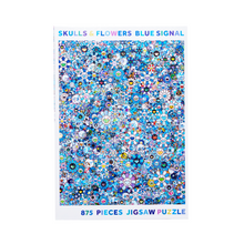 画像をギャラリービューアに読み込む, Jigsaw Puzzle / SKULLS & FLOWERS BLUE SIGNAL