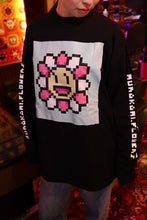 Load image into Gallery viewer, Murakami.Flowers #0085 L/S T-shirt Black