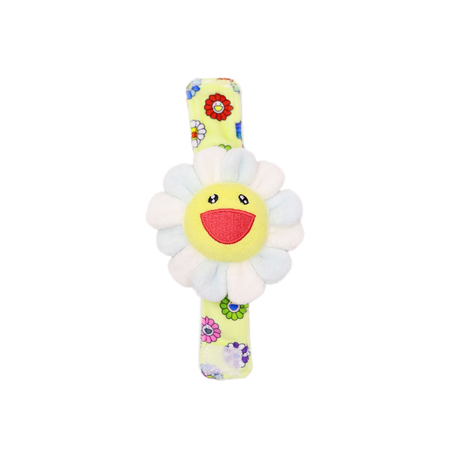 Wristband / Flower -Blue-
