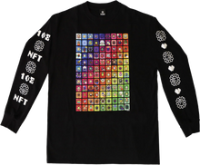画像をギャラリービューアに読み込む, 108 Bonno Murakami.Flowers L/S T-shirt Black
