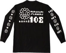 画像をギャラリービューアに読み込む, 108 Bonno Murakami.Flowers L/S T-shirt Black
