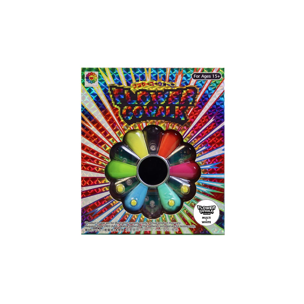 FLOWER GO WALK COLOR (Multi×White) Card Set – Kaikai Kiki Official