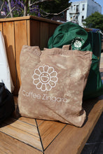 画像をギャラリービューアに読み込む, Coffee Zingaro Coffee Dyeing Tote Bag
