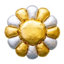 画像をギャラリービューアに読み込む, Flower Cushion Silver &amp; Gold
