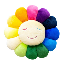 画像をギャラリービューアに読み込む, Flower Cushion Rainbow &amp; White
