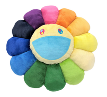 画像をギャラリービューアに読み込む, Flower Cushion / Rainbow&amp;White
