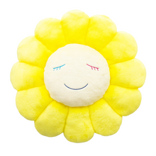 画像をギャラリービューアに読み込む, Flower Cushion Yellow &amp; White
