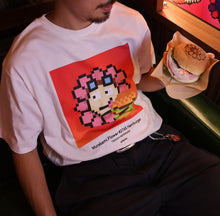 Load image into Gallery viewer, Murakami.Flowers T-shirt #2765 Hamburger
