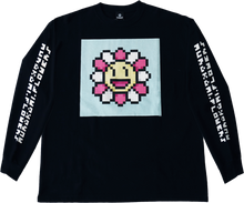 Load image into Gallery viewer, Murakami.Flowers #0085 L/S T-shirt Black
