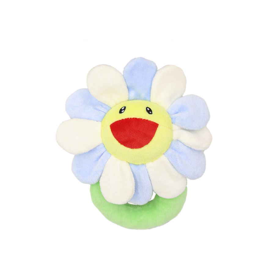 Rattle / Flower -Blue-
