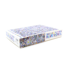 画像をギャラリービューアに読み込む, Jigsaw Puzzle / SKULLS &amp; FLOWERS BLUE SIGNAL
